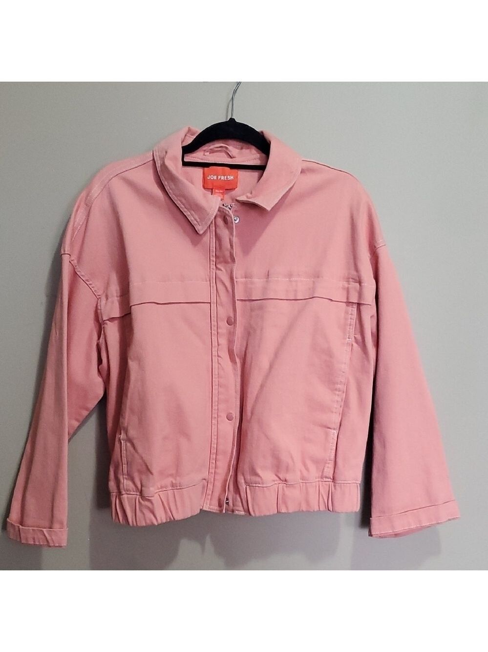 Joe Fresh Women's Orange Denium Jacket Size Xl
